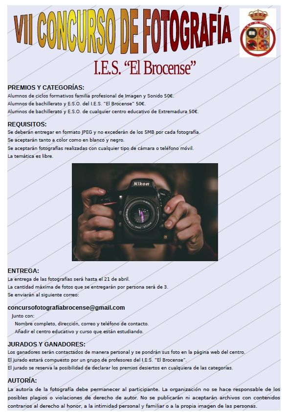 Concurso de fotografía