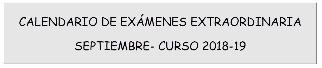 Calendario ex sep 18 19