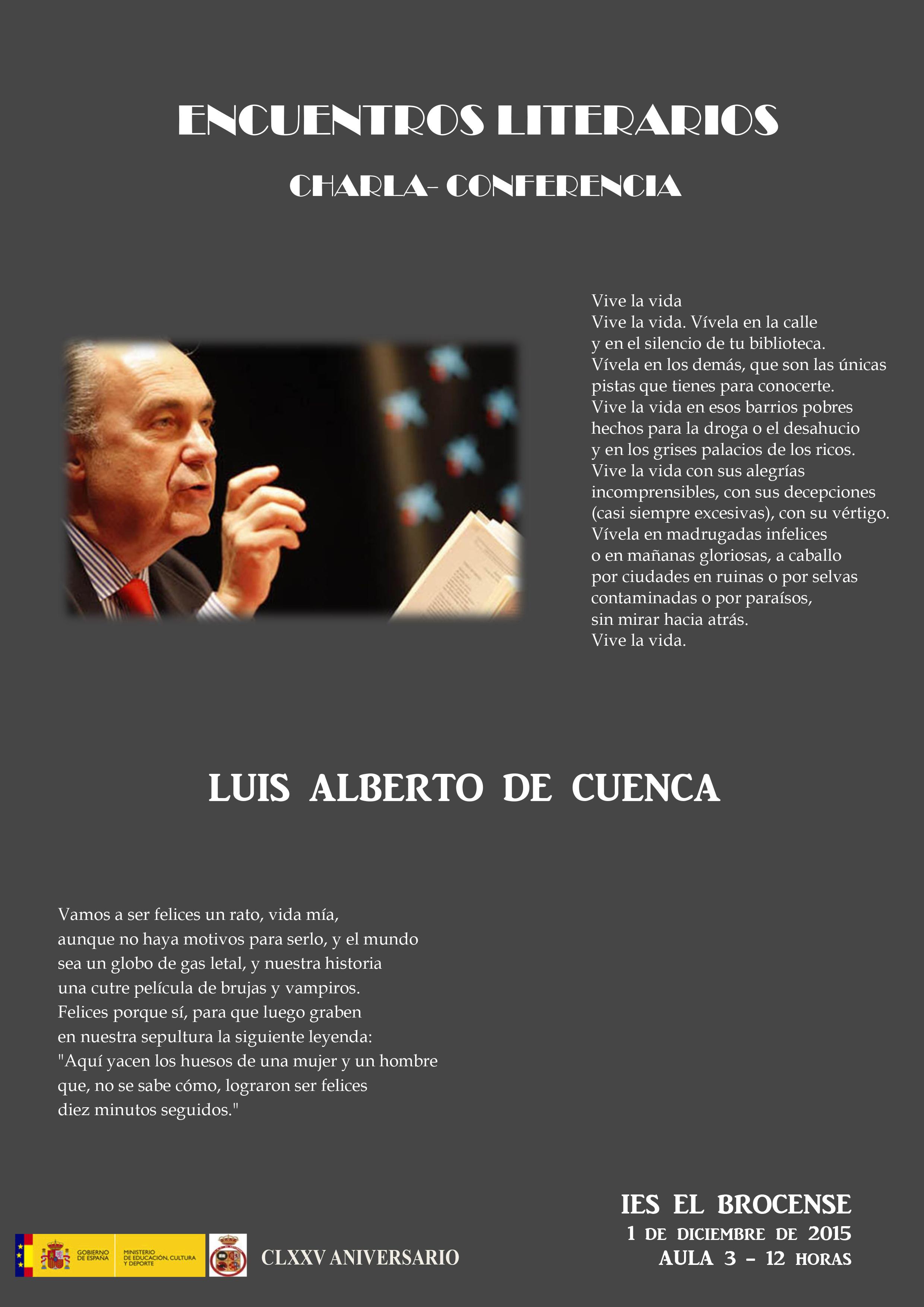 CARTEL LUIS ALBERTO DE CUENCA