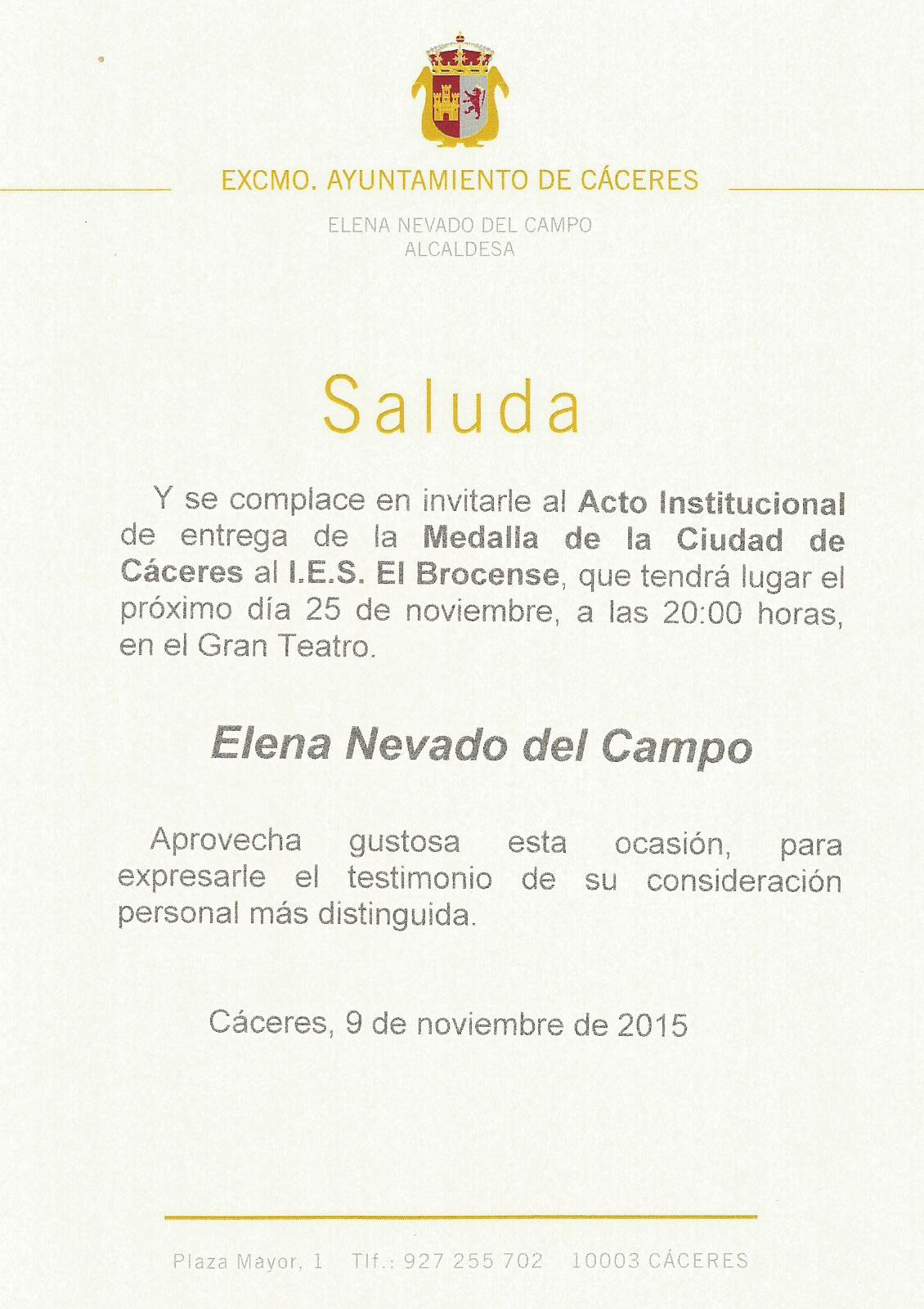medalla de caceres
