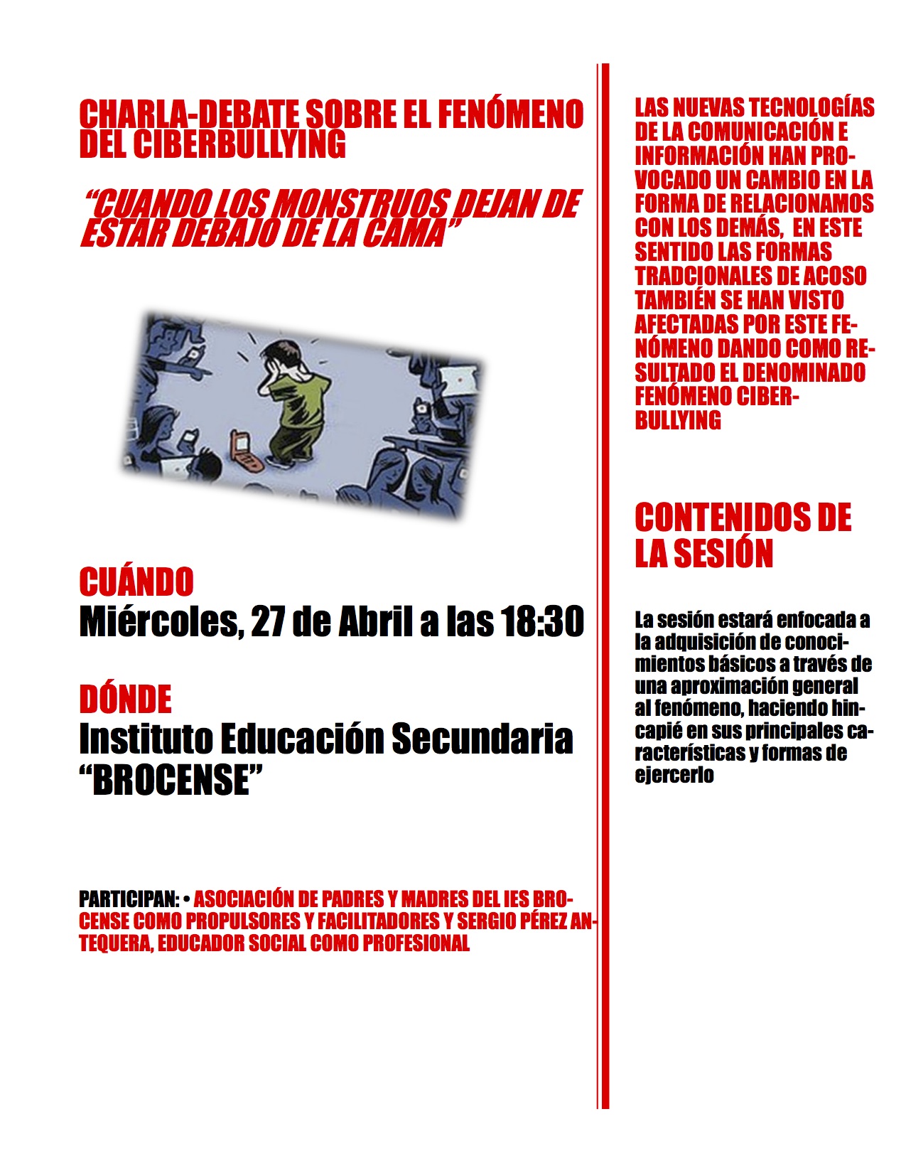 charla ciberbullying
