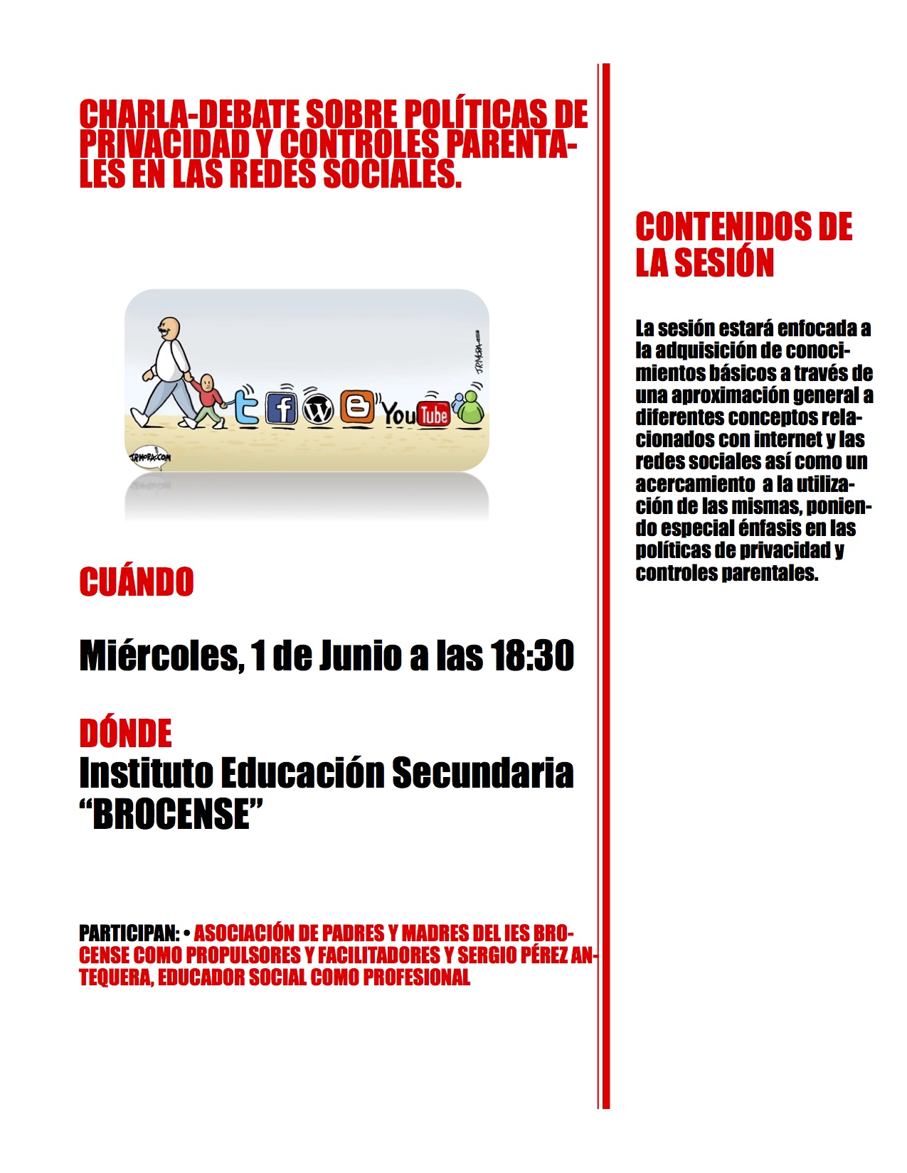 charla privacidad redes