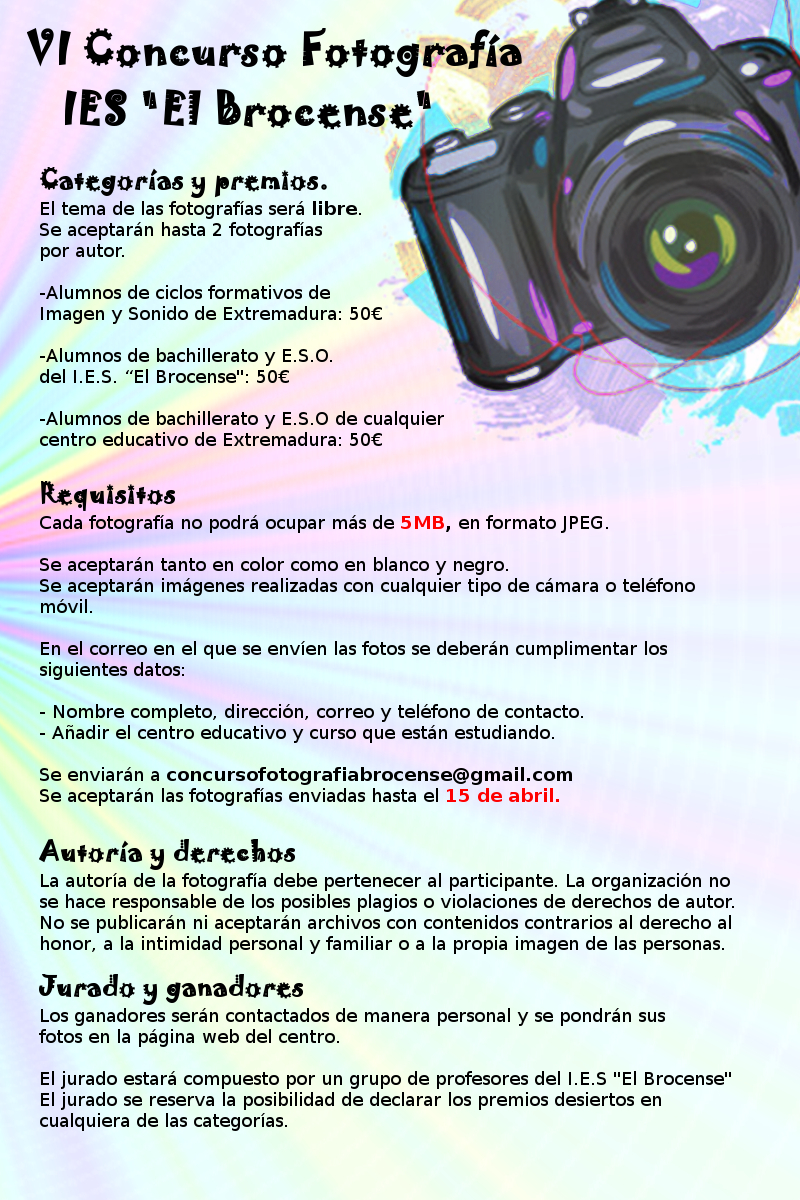 Concurso de fotografía