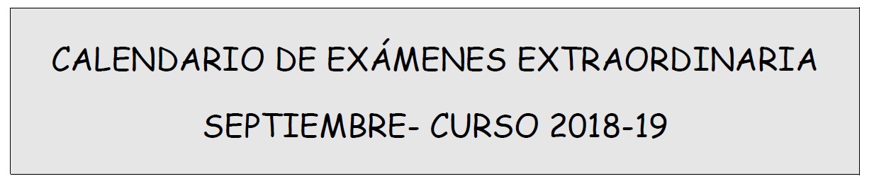 Calendario ex sep 18 19